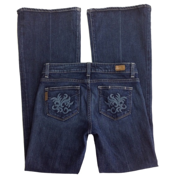 Paige Wide Leg Flare Robertson Jeans Sz 28 - Picture 4 of 8